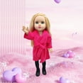 thumbnail image 3 of JVBTVB Toys, 18 Inch Winter Doll Velvet Vests Jacket Denim Jacket Three Piece Set Jumpsuit Reborn Doll Clothing AccessoriesHoliday Gifts, 3 of 6