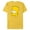 Yellow, variant on The Simpsons Bart Simpson Face - Short Sleeve Blended T-Shirt for Adults- Customized-Black