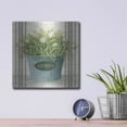thumbnail image 4 of Luxe Metal Art 'Galvanized Flores' by Cindy Jacobs, Metal Wall Art, 12"x12", 4 of 9
