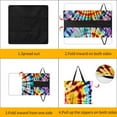 thumbnail image 3 of Colorful Tie Dye Vortex Picnic Blanket Waterproof Outdoor Beach Blanket Hand-held Pad Suitable for Travel, Camping, Beach, Family Gatherings, 3 of 7