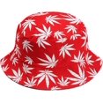 thumbnail image 6 of CoCopeaunts Maple Leaf Bucket Hat for Women Wide Brim Sun Protection Couple Summer Cotton Foldable Men Fisherman Hats All-Match, 6 of 8