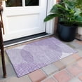 thumbnail image 6 of Addison Rugs Chantille Indoor/Outdoor Transitional Geometric, Abstract Purple Washable Rectangle Rug, 1'8" x 2'6", 6 of 6
