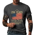 thumbnail image 5 of Summer T-Shirts for Men Flag Short Sleeve Workout Graphic Tees Casual Crewneck 4th of July Patriotic Shirts Gray Grey,L, 5 of 6