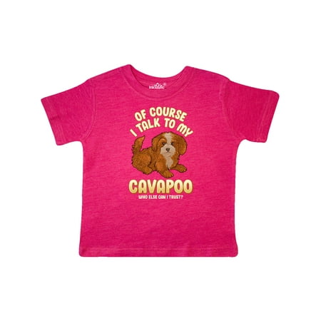 

Inktastic Cavapoo Poodle King Charles Spaniel Gift Toddler Toddler Girl T-Shirt