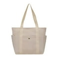 thumbnail image 1 of Ediodpoh Capacity Tote Canvas Bag High Appearance Versatile For Commuting Student Set Book Shoulder Cloth Bag For School White, 1 of 9