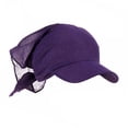 thumbnail image 4 of Pañuelo tipo bandana para mujer, gorro, turbante, regalo para citas, montar a caballo y andar en bicicleta. Morado oscuro, 4 of 9