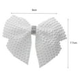 thumbnail image 6 of SPRING PARK Rhinestone Hair Bows for Girls Cute Pearls Hair Bow with Hair Clips Beads Hairgrip for Kids Toddlers Teens Children, 6 of 8