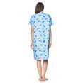 thumbnail image 4 of Casual Nights Summer Cotton Blend Muumuu Dress with Pockets, Plus Size M, Nightgown Robe, 4 of 5