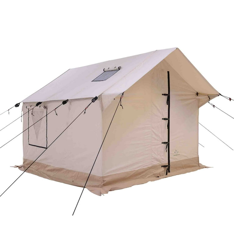White Duck Outdoors Alpha Canvas Wall Tent, 8'x10', Water