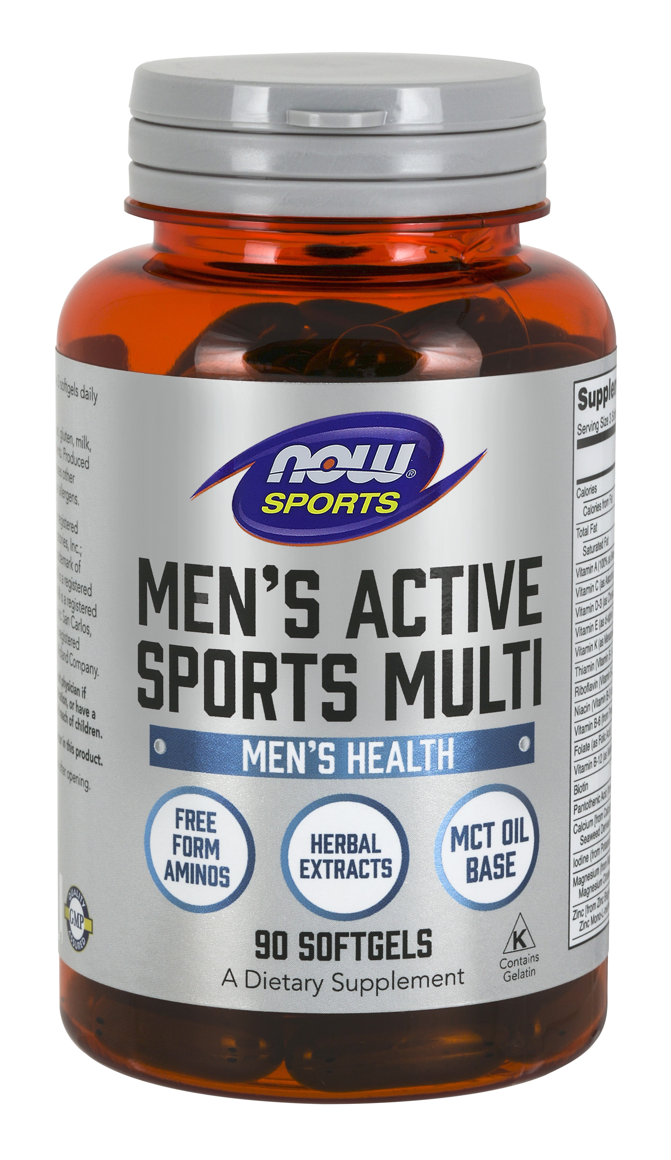 NOW Sports Nutrition, Men's Extreme Sports Multi with FreeForm Amino