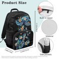 thumbnail image 7 of Aplkyhs Sea Turtle Flower School Backpack for Girls Boys Age 6-18 Large Capacity Ergonomic Padded Shoulder Straps Back to School Backpack for Elementary Middle High School Daily Use, 7 of 7
