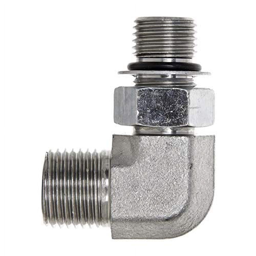 Gates 12MFFOR‑12MB90 BELTS & HOSES Flat‑Face O‑Ring to O‑Ring Boss Coupling 90 Sae To Sae