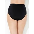 thumbnail image 2 of Swimsuits for All Women's Shirred High Waist Swim Brief, 2 of 3