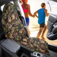 thumbnail image 3 of Bulopur Camo Hunting Branch Car Seat Cover Towel Waterproof Front Seat Cover for Summer Non Slip Athletic Towel for Outdoor Camping Fit SUV Sedan Truck, 3 of 8