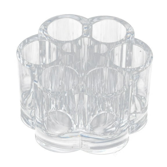 ROMANSENTIAL 1Set Clear Style Lipstick Container Plastic Mini Lipstick Storage Rack for Cosmetics