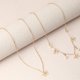 thumbnail image 5 of 2 unids/set lindos collares de mariposa de perlas, cadena de clavícula de moda femenina colgante de aleación joyería de cuello para mujeres niñas señora, 5 of 5