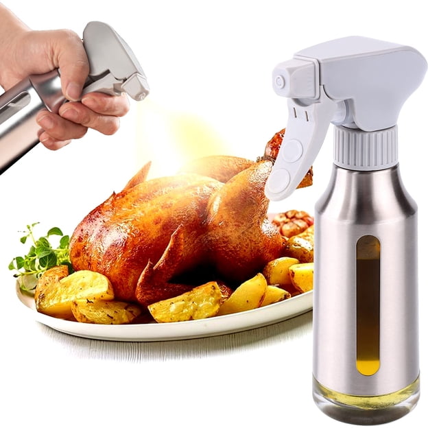Pulverizador de aceite Micyples de acero inoxidable de 180 ml para cocinar
