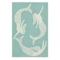 thumbnail image 2 of Liora Manne Capri Mermaids Indoor/Outdoor Rug Blue 20"X30", 2 of 2