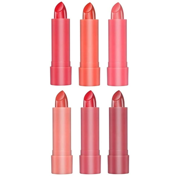 Set de lápices labiales Zulema 6 colores hidratantes brillo de labios mate impermeable