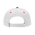 thumbnail image 4 of Sandwich Visor Baseball Caps, Wht/Red, 4 of 4