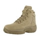thumbnail image 1 of Botas Reebok Rapid Response con puntera de seguridad, cierre lateral con cremallera, color tan, 1 of 4
