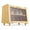 Natural Color, variant on 15.35"x 9.84"x 12.71" Bamboo Bread Box for Kitchen Counter, Double Layer Large Capacity Bread Storage Container Farmhouse Bread Box with Window