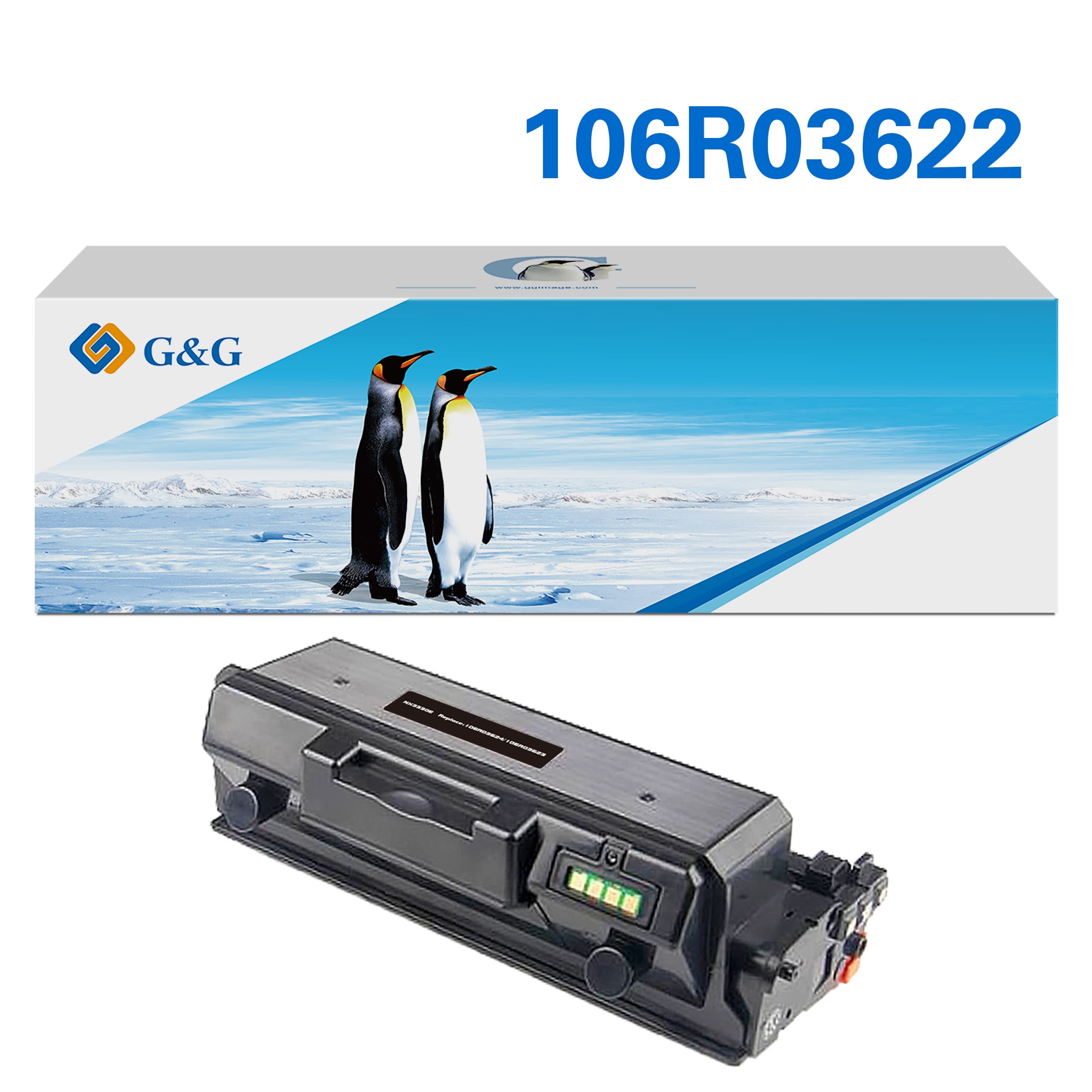 Compatible 106R03622 Toner Replacement Xerox WorkCentre 3330 3335 3345 Phaser 3330 High Yield 8,500 Pages - Walmart.com
