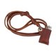 thumbnail image 2 of Paquete de encendedor Punk Rock para hombres y mujeres, collar con colgante, regalos de joyería de moda, café, cadena colgante de cuerda de cuero de vaca, 2 of 5