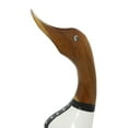 thumbnail image 5 of 16", 19"H White Bamboo Handmade Spotted Duck Sculpture, by DecMode (2 Count), 5 of 9
