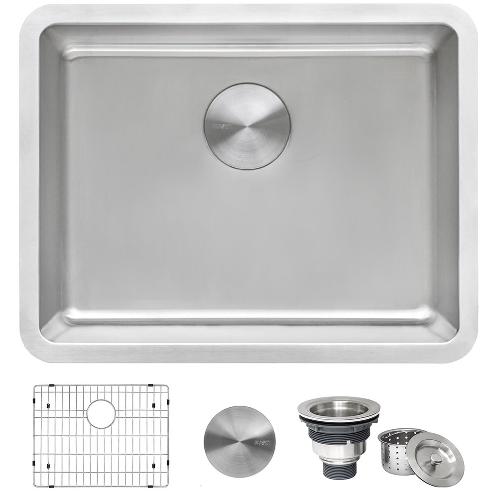 Ruvati 20-inch Undermount Bar Prep Kitchen Sink 16 Gauge Stainless