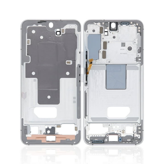 Replacement Mid-Frame Housing Compatible For Samsung Galaxy S22 5G (International Version) (White)