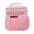 thumbnail image 3 of Bolsa de aseo grande, organizador de artículos de tocador, resistente al agua, bolsas de ducha, bolsa de almacenamiento, bolsas de baño, de maquillaje Rosa, 3 of 10