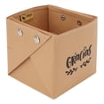 thumbnail image 2 of Caja de embalaje, contenedor de almacenamiento de papel, contenedor de papel Kraft plegable de piel de vaca, caja organizadora de papel Kraft, diseño fácil de usar, 2 of 8