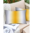 thumbnail image 6 of Orange Grey White Throw Pillow Covers, Farmhouse Ombre Color Modern Simple Soft Breathable Pillow Cases with Invisible Zipper for Sleeping, Standard Pillowcases for Couch Bed Sofa Chair 20x26 Inches, 6 of 6