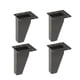 thumbnail image 1 of 4pcs Piernas de Muebles de Metal Soledad Pata de sofá resistente Negro, 1 of 10