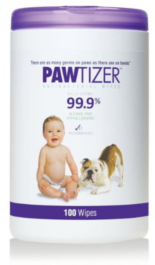 antibacterial dog paw wipes