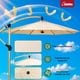 thumbnail image 4 of Sombrilla Tipo Madera Jardin Exterior 2.9m Playa Terraza Beige Jardimex, 4 of 8