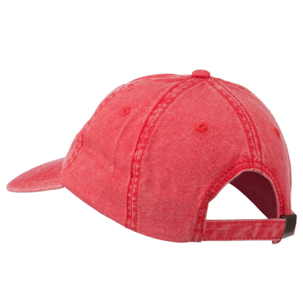 Texas State Bluebonnet Flower Embroidered Cap - Red OSFM