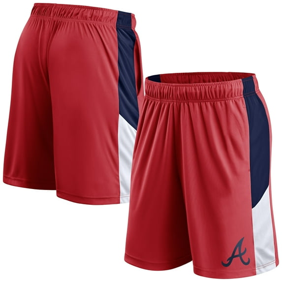 Men's Fanatics Branded Red Atlanta Braves Primary Logo Shorts