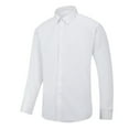 thumbnail image 2 of AZoiNM Men's No Pocket Dress Shirt Slim Fit Wrinkle Free Long Sleeve Point Collar Business Casual, 2 of 10
