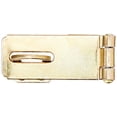 thumbnail image 2 of Stanley N102-053 1.75 Dull Brass Finish Safety Hasp, 2 of 2
