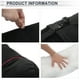 thumbnail image 3 of Almohada para la Cabeza del Automóvil Unique Bargains Almohada Ergonómica Cómoda para el Cuello Soporte para el Cuello Franela, Espuma Viscoelástica Ancho Ajustable Negro 2 Pcs para Conducir Viajar, 3 of 7