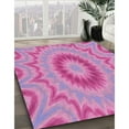 thumbnail image 2 of Ahgly Company Indoor Rectangle Patterned Violet Purple Area Rugs, 7' x 10', 2 of 6