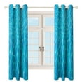 thumbnail image 4 of Water Ripple Light Blue Window Blackout Curtain 3d Printed Blackout Curtain Bedroom Living Room Hotel Window 2 Panel Shade, 4 of 6