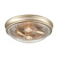thumbnail image 4 of 5228-MB Millennium Lighting Belforge - 2 Light Glass Flush Mount-5 Inch Tall and 12 Inch Wide-Matte Black Finish, 4 of 4