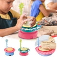 thumbnail image 2 of Educational Ceramic Art Kit for Kids - DIY Clay Craft Machine for Hands-On Learning & Painting - Soft Pottery Clay Set for Imaginative Play, 2 of 9