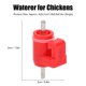 thumbnail image 1 of 20Pcs Pezones de agua de aves de corral Alimentadores automáticos de pollo Dispensadores de agua Bebedero de aves de corral Bebedero para gallina Codorniz Granja de aves ANGGREK Otros, 1 of 8