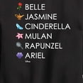 thumbnail image 3 of Disney Emoji - Princess List Icons - Toddler And Youth Crewneck Fleece Sweatshirt, 3 of 5