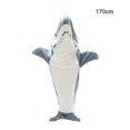 thumbnail image 3 of Shark Blanket Hoodie Adult - Shark Onesie Adult Wearable Blanket - Shark Blanket Super Soft Cozy Flannel Hoodie Shark Sleeping Bag, 3 of 5