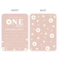 thumbnail image 4 of Koyal Wholesale Retro Daisy Birthday Paper Invitations for Girls, 1st Birthday, Blank Cards with Envelopes, 24-Pack, 4 of 5